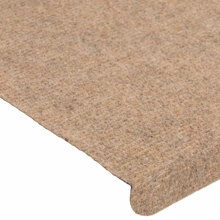 Covorașe scări autoadezive, 15 buc., bej, 65x24,5x3,5 cm - WALTI WALTI