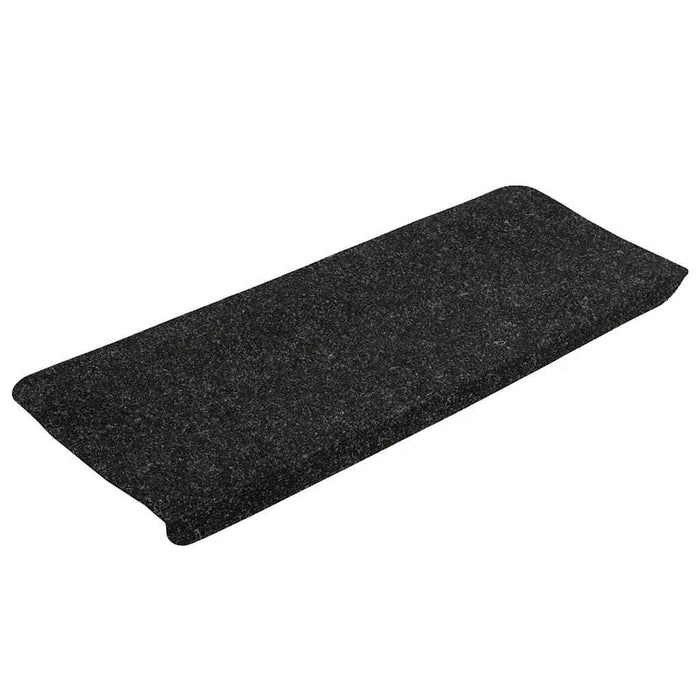 Covorașe scări autoadezive, 15 buc., antracit, 65x24,5x3,5 cm - WALTI WALTI