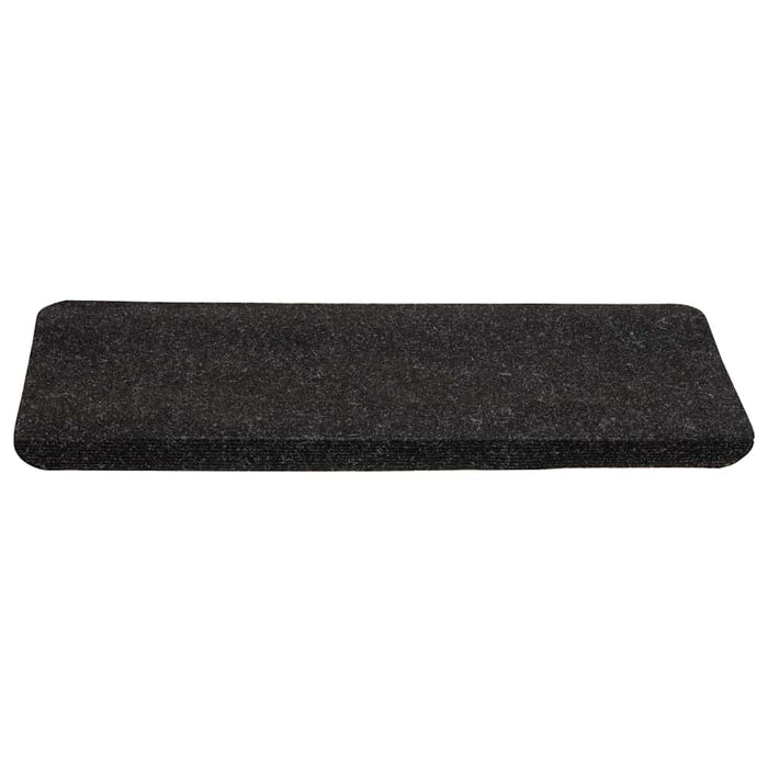 Covorașe scări autoadezive, 15 buc., antracit, 65x24,5x3,5 cm - WALTI WALTI