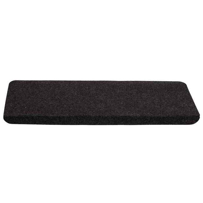 Covorașe scări autoadezive, 15 buc., negru, 65x24,5x3,5 cm - WALTI WALTI