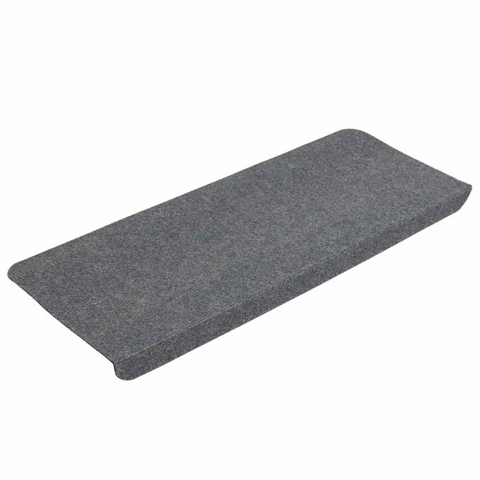Covorașe scări autoadezive, 15 buc., gri, 65x24,5x3,5 cm - WALTI WALTI