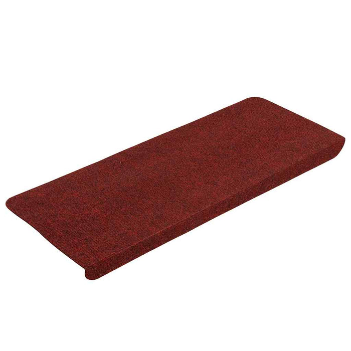 Covorașe scări autoadezive, 15 buc., roșu, 65x24,5x3,5 cm - WALTI WALTI