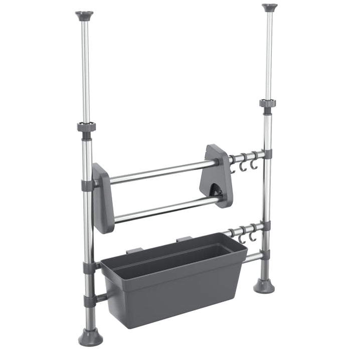 Organizator de bucătărie reglabil, aluminiu - WALTI WALTI