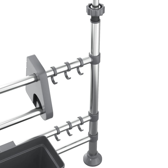 Organizator de bucătărie reglabil, aluminiu - WALTI WALTI