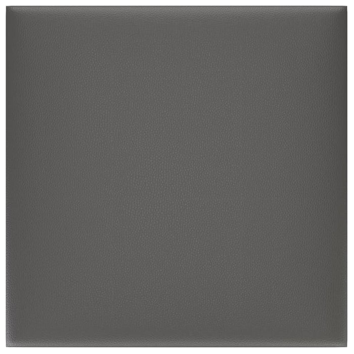 Panouri perete 12 buc. gri, 30x30 cm, piele ecologică, 1,08 m² - WALTI WALTI