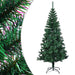 Brad de Crăciun artificial cu vârfuri irizate verde 210 cm PVC - WALTI WALTI