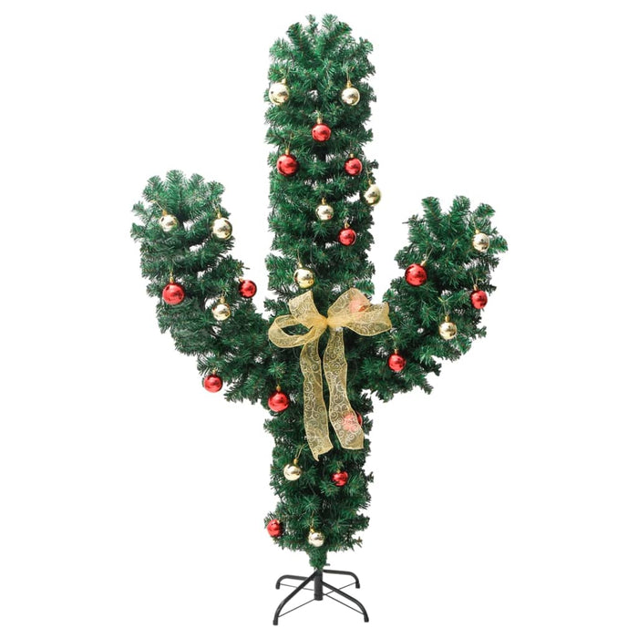 Cactus de Crăciun cu suport și LED, verde, 150 cm, PVC - WALTI WALTI