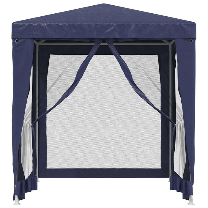 Cort de petrecere cu 4 pereți din plasă, albastru, 2x2 m, HDPE - WALTI WALTI