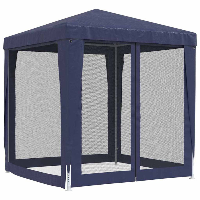 Cort de petrecere cu 4 pereți din plasă, albastru, 2x2 m, HDPE - WALTI WALTI