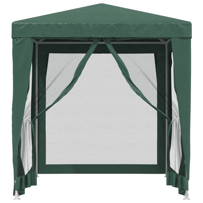 Cort de petrecere cu 4 pereți din plasă, verde, 2x2 m, HDPE - WALTI WALTI