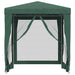 Cort de petrecere cu 4 pereți din plasă, verde, 2x2 m, HDPE - WALTI WALTI