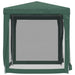 Cort de petrecere cu 4 pereți din plasă, verde, 2x2 m, HDPE - WALTI WALTI