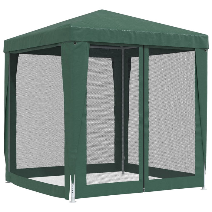 Cort de petrecere cu 4 pereți din plasă, verde, 2x2 m, HDPE - WALTI WALTI