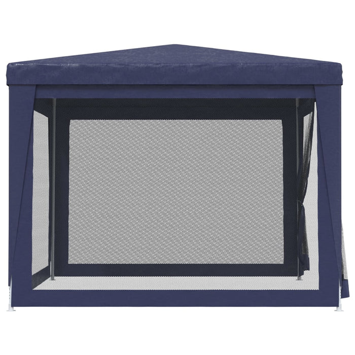 Cort de petrecere cu 4 pereți din plasă, albastru, 3x3 m, HDPE - WALTI WALTI