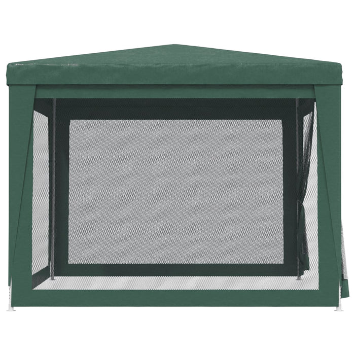 Cort de petrecere cu 4 pereți din plasă, verde, 3x3 m, HDPE - WALTI WALTI