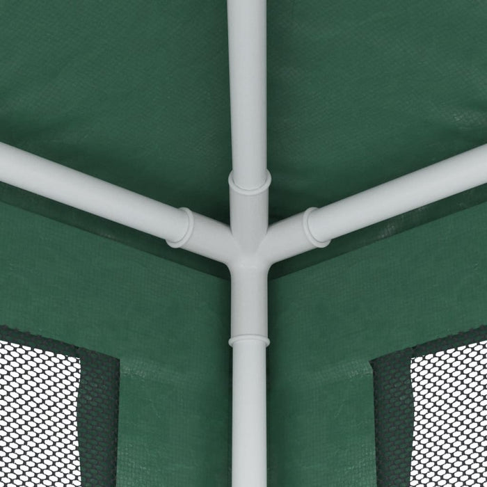 Cort de petrecere cu 4 pereți din plasă, verde, 3x3 m, HDPE - WALTI WALTI