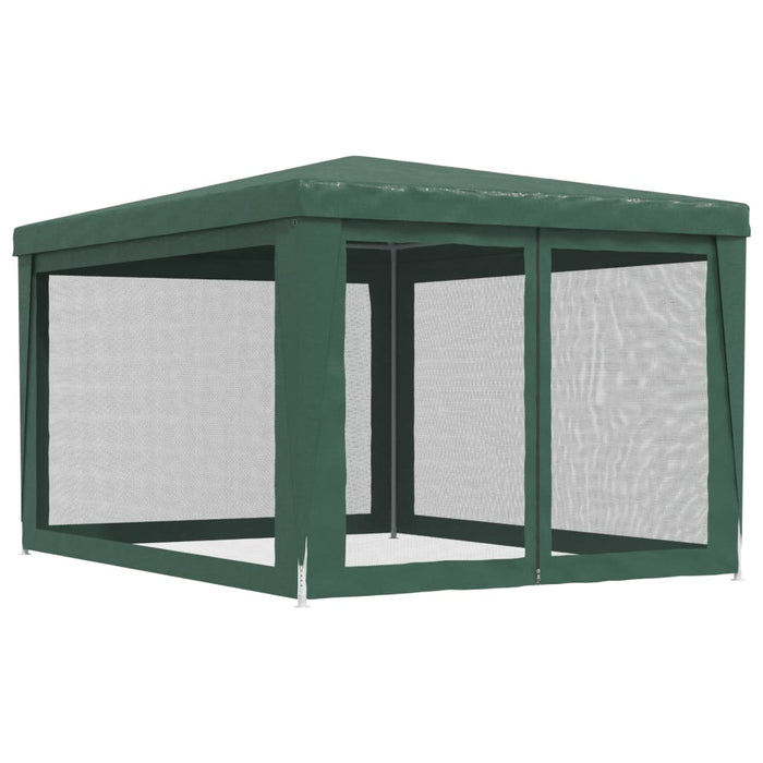 Cort de petrecere cu 4 pereți din plasă, verde, 3x4 m, HDPE - WALTI WALTI