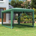 Cort de petrecere cu 4 pereți din plasă, verde, 3x4 m, HDPE - WALTI WALTI