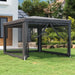 Cort de petrecere cu 4 pereți din plasă, antracit, 3x4 m, HDPE - WALTI WALTI