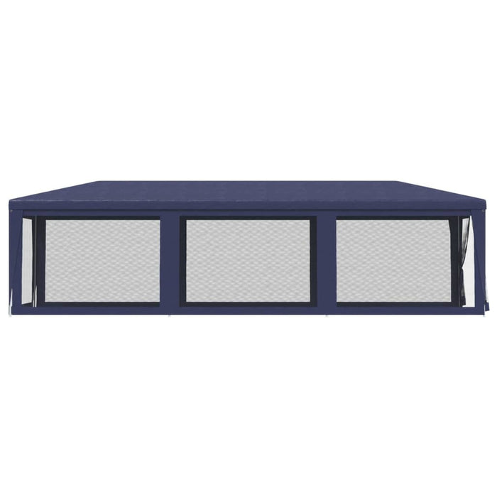 Cort de petrecere cu 8 pereți din plasă, albastru, 3x9 m, HDPE - WALTI WALTI