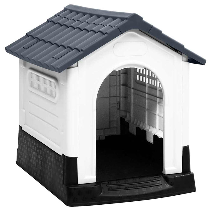 Cușcă pentru câini gri 57x68x66 cm polipropilenă WALTI