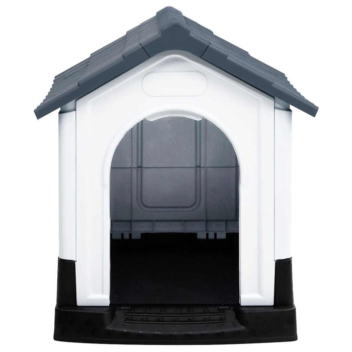 Cușcă pentru câini gri 57x68x66 cm polipropilenă WALTI