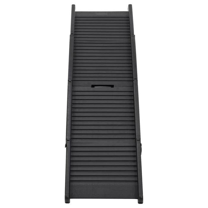 Rampă pliabilă pentru câini, negru, 153x40x12,5 cm, plastic - WALTI WALTI