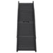 Rampă pliabilă pentru câini, negru, 153x40x12,5 cm, plastic - WALTI WALTI