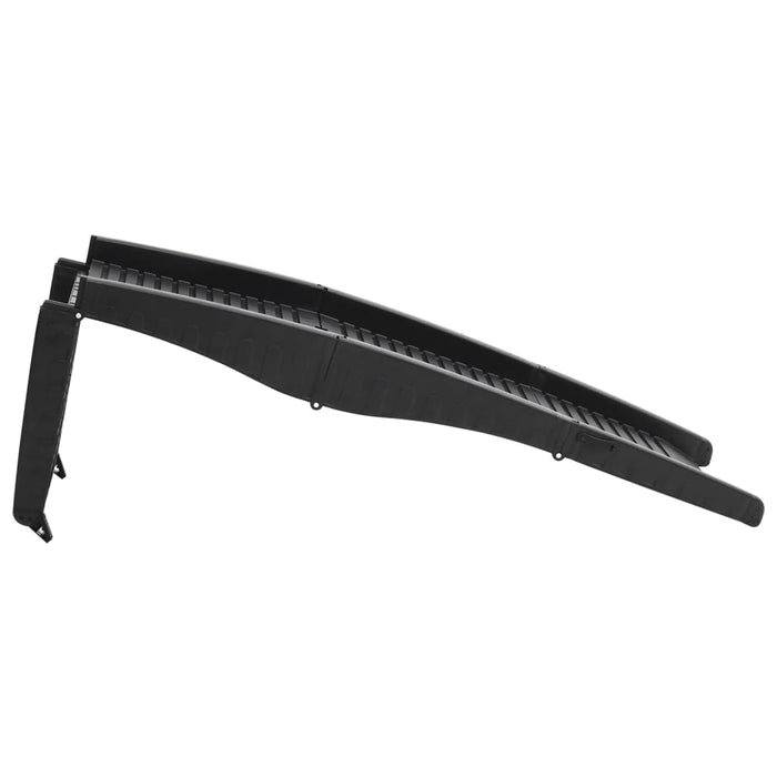 Rampă pliabilă pentru câini, negru, 153x40x12,5 cm, plastic - WALTI WALTI