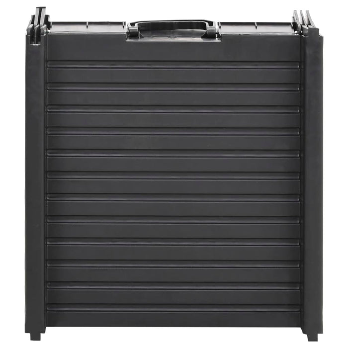 Rampă pliabilă pentru câini, negru, 153x40x12,5 cm, plastic - WALTI WALTI