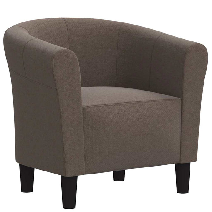 Fotoliu, gri taupe, material textil WALTI