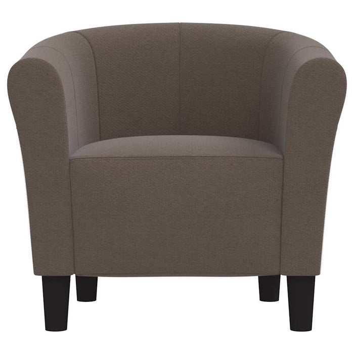 Fotoliu, gri taupe, material textil WALTI