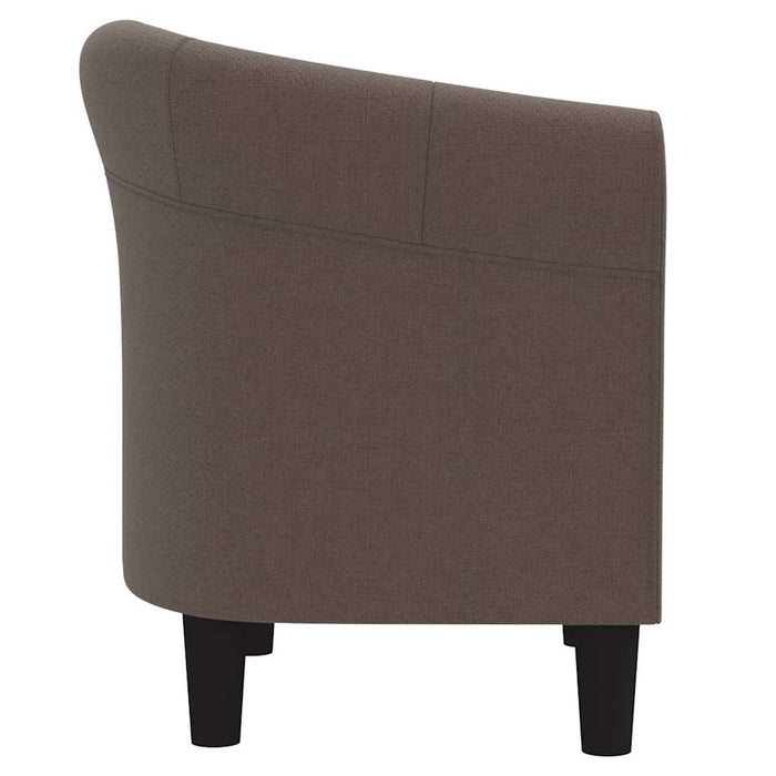 Fotoliu, gri taupe, material textil WALTI