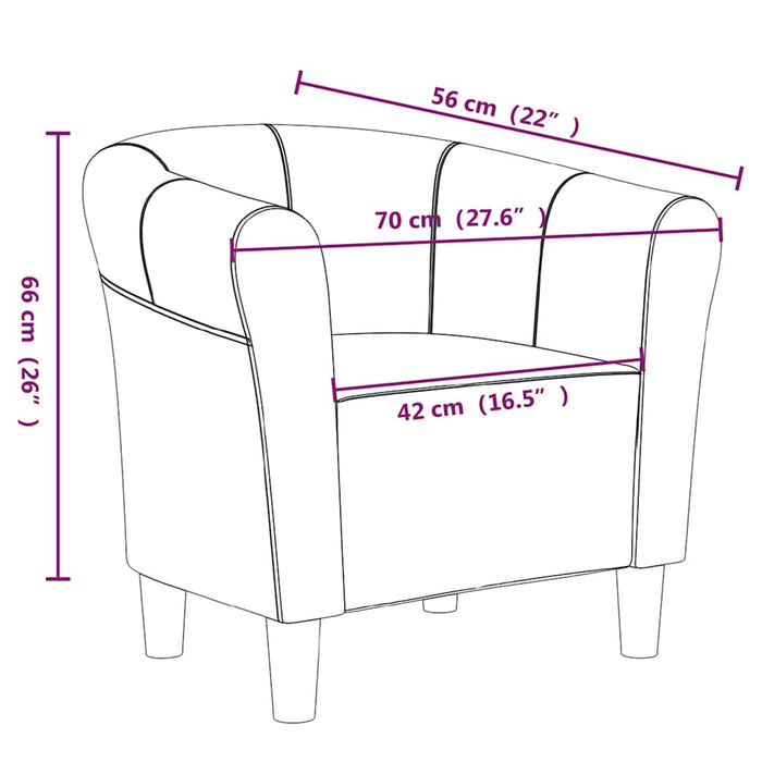 Fotoliu cu taburet pentru picioare, gri taupe, material textil WALTI