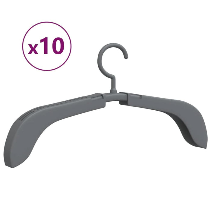 Umerașe pentru haine extensibile, 10 buc., gri - WALTI WALTI