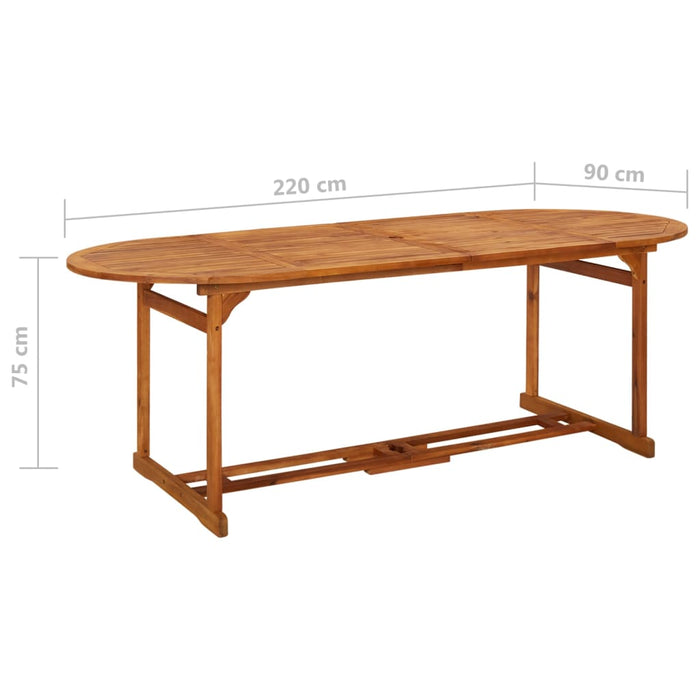 Set mobilier de grădină cu perne, negru, 9 piese WALTI