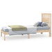 Cadru de pat mic single, 75x190 cm, lemn masiv de pin - WALTI WALTI