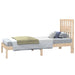 Cadru de pat mic single, 75x190 cm, lemn masiv de pin - WALTI WALTI