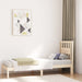 Cadru de pat mic single, 75x190 cm, lemn masiv de pin - WALTI WALTI