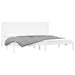 Cadru de pat Super King, alb, 180x200 cm, lemn masiv - WALTI WALTI