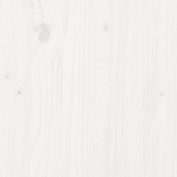 Cadru de pat King Size, alb, 150x200 cm, lemn masiv - WALTI WALTI