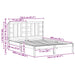 Cadru de pat King Size, alb, 150x200 cm, lemn masiv - WALTI WALTI
