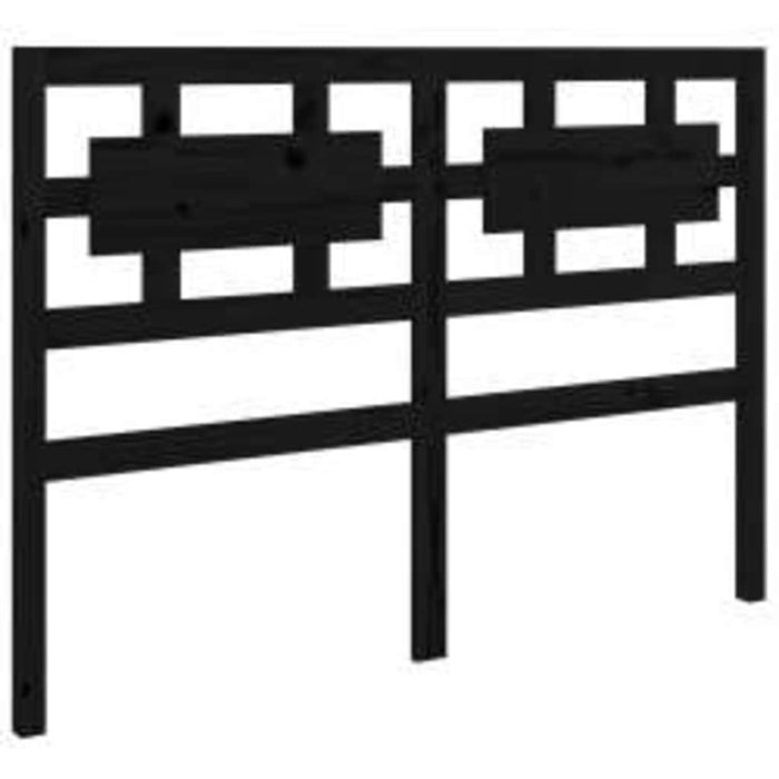 Cadru de pat Super King, negru, 180x200 cm, lemn masiv WALTI