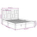 Cadru de pat King Size, alb, 150x200 cm, lemn masiv - WALTI WALTI