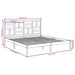 Cadru de pat Super King, alb, 180x200 cm, lemn masiv - WALTI WALTI