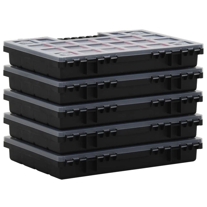 Cutii de organizare, 10 buc., 34,5x25x5 cm, polipropilenă - WALTI WALTI