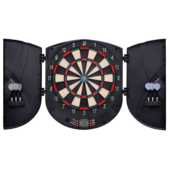 Placă electrică de darts cu săgeți din polipropilenă neagră - WALTI WALTI