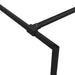 Perete cabină duș walk-in negru 115x195 cm sticlă ESG semi-mată - WALTI WALTI