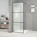 Perete cabină duș walk-in negru 80x195 cm sticlă ESG mată - WALTI WALTI