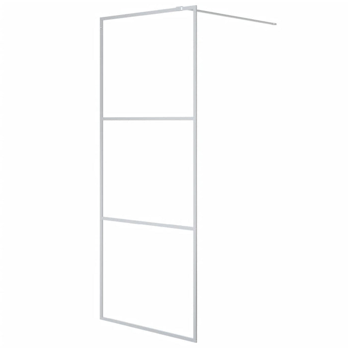 Paravan duș walk-in argintiu 80x195 cm sticlă ESG transparentă - WALTI WALTI